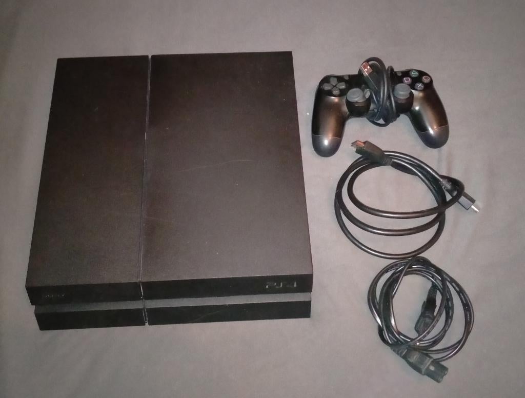 playstation4 1tb met controller en 2 games ps4, Ophalen, 1 TB, Met 1 controller, Original