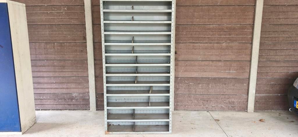 Vakkenkast, metalenkast, magazijn kast, Ophalen, Hout, 75 tot 150 cm, Raamkozijn