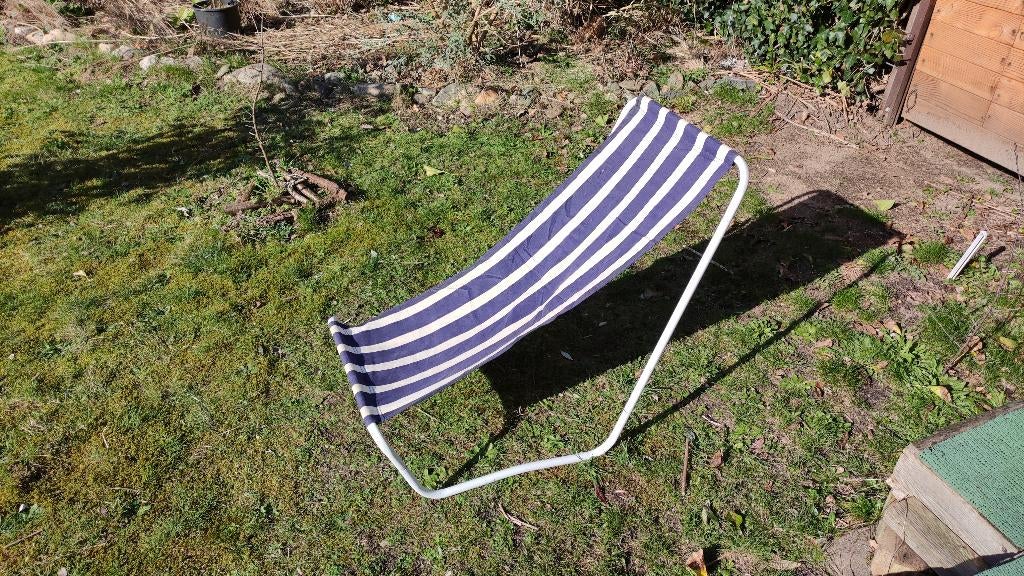 camping ligstoel, demontabel, Caravans en Kamperen, Kampeermeubelen, Ophalen, Campingstoel