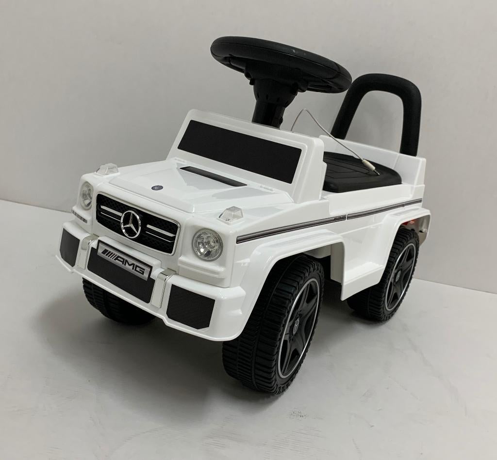 Mercedes G63 AMG loopauto Wit met USB en AUX input NIEUW, Ophalen of Verzenden, Nieuw, Overige typen