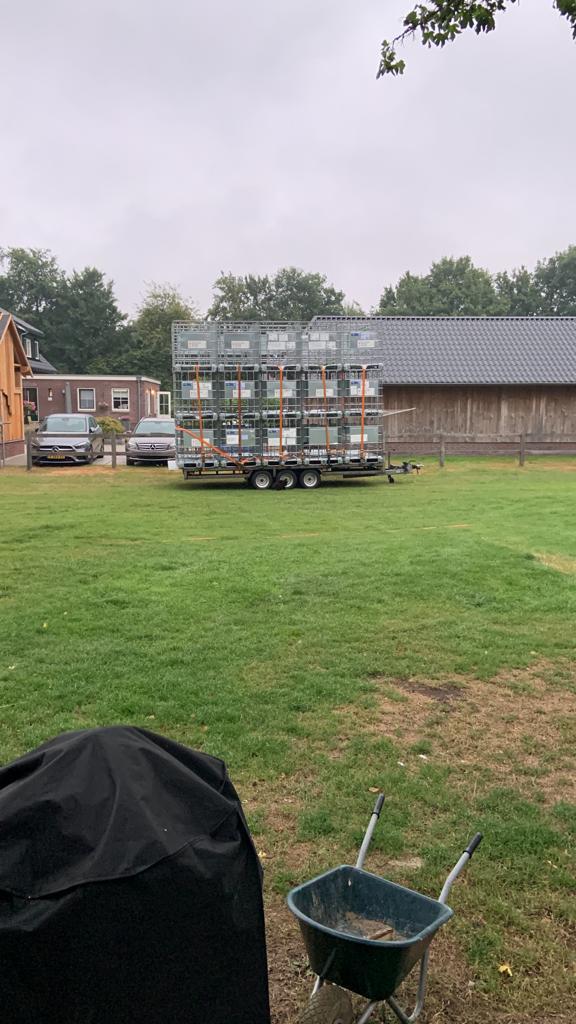 IBC kratten goed stapelbaar, Tuin en Terras, Haardhout, Minder dan 3 m³, Ophalen