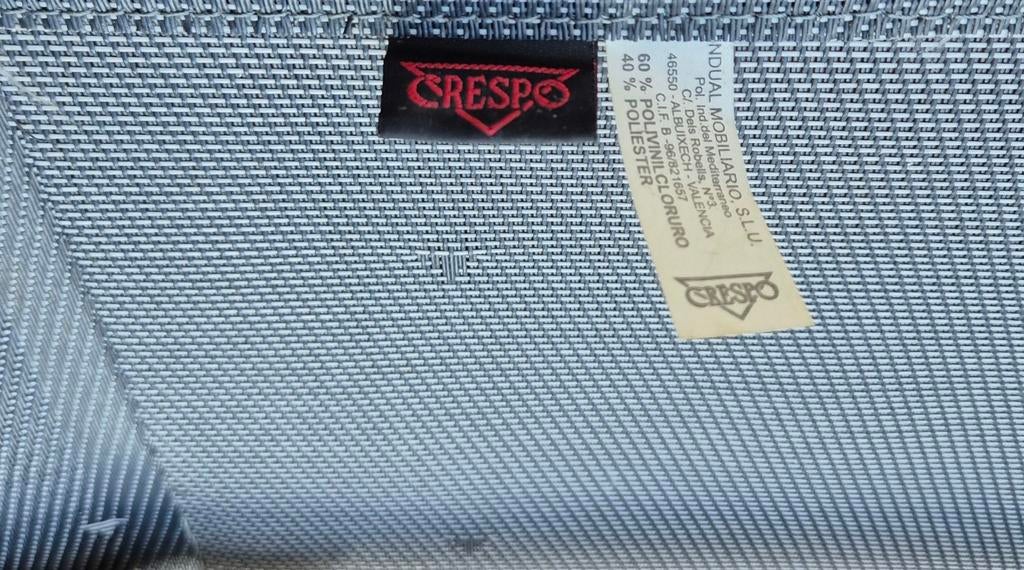 2x Crespo XL stoelen + 2x voetensteunen (zware uitvoe, Ophalen, Gebruikt, Campingstoel