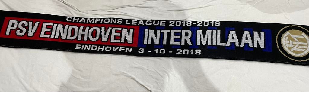 Sjaal PSV - Internazionale, Ophalen of Verzenden, Zo goed als nieuw, PSV, Vaantje of Sjaal