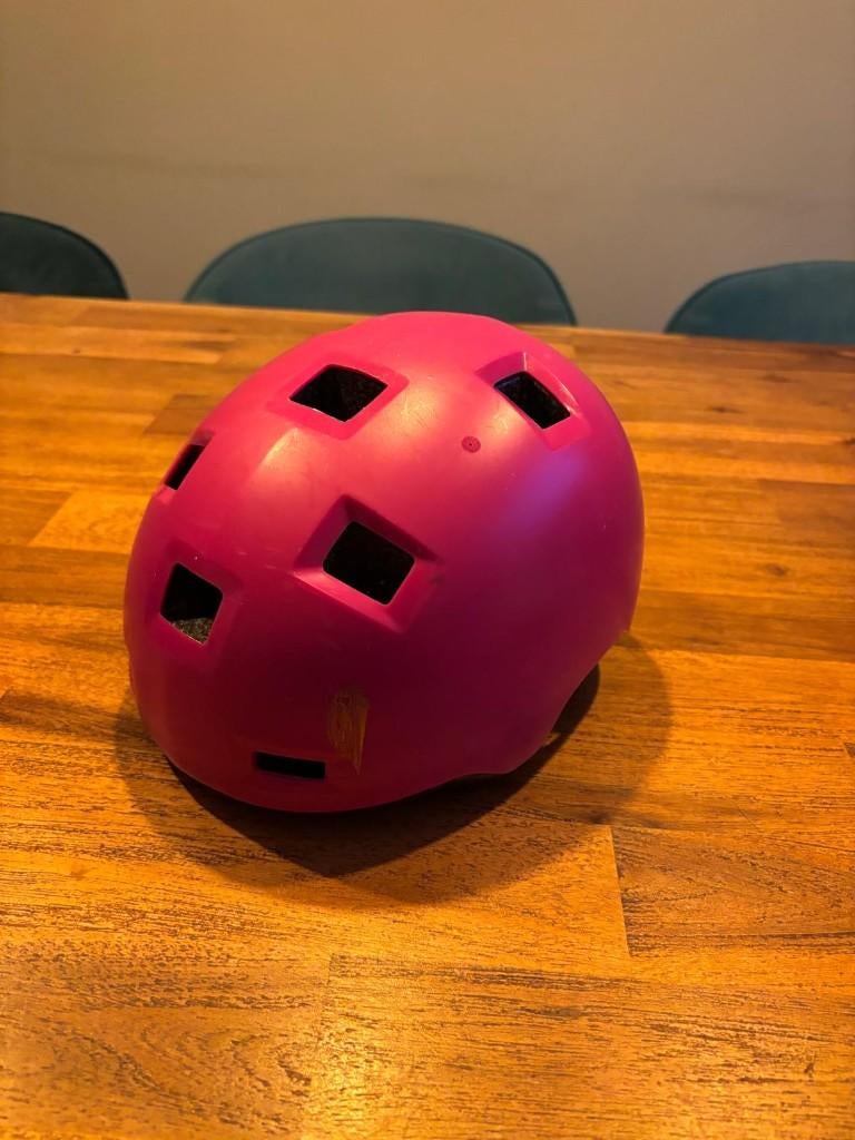 Fietshelm Btwin kind (mt S), Btwin / Decathlon, Gebruikt, Meisje, Ophalen