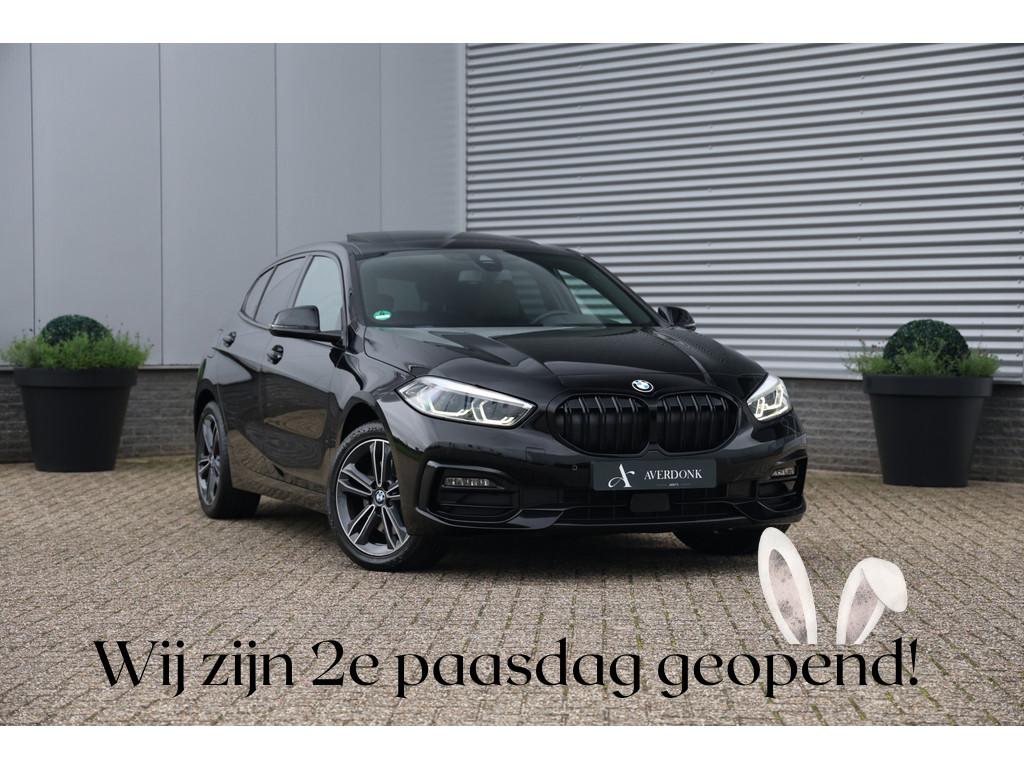 BMW 1-serie 118i Executive Sportline NAP|Pano|Trekh|Cam|Lede, 136 pk, Gebruikt, Zwart, 3 cilinders