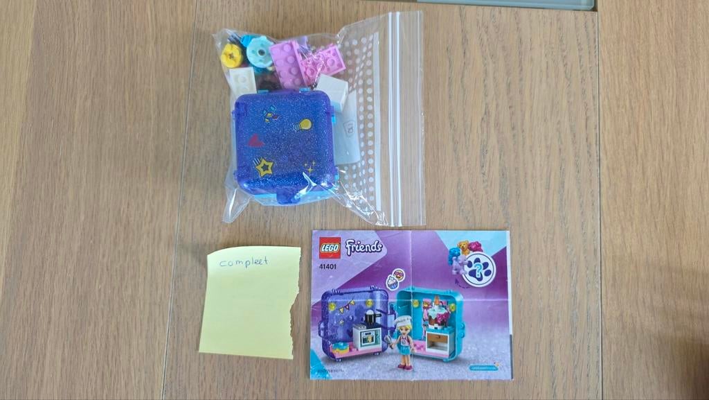 41401 Lego Friends Stephanie’s speelkubus bakplezier, Kinderen en Baby's, Speelgoed | Duplo en Lego, Gebruikt, Lego, Complete set