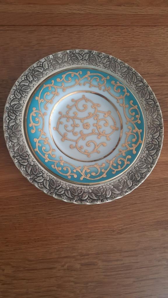 Handgemaakte Kutahya wandborden - 23 cm doorsnede, Ophalen of Verzenden