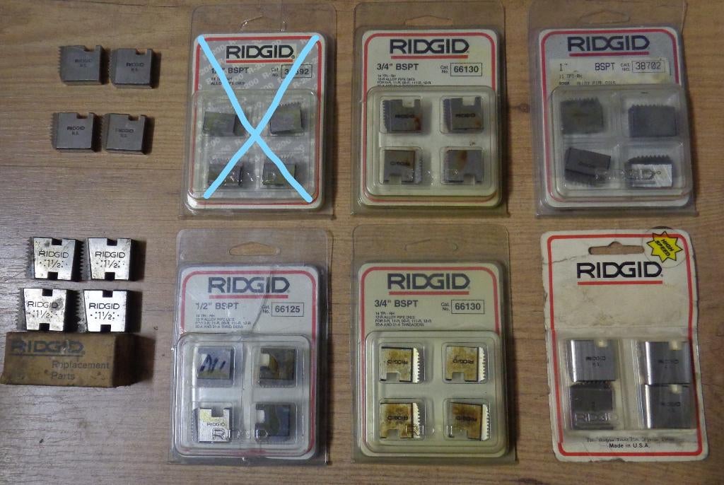 Draadsnijkussen voor gasdraad, Ridgid en Virax, Doe-het-zelf en Verbouw, Ophalen of Verzenden, Nieuw