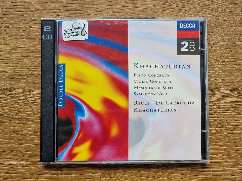 Khachaturian Piano Violin Ricci, Ophalen of Verzenden, Modernisme tot heden, Zo goed als nieuw, Kamermuziek