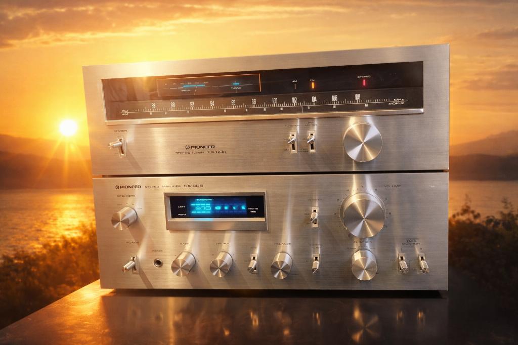Pioneer SA-608 + TX-608, Audio, Tv en Foto, Versterkers en Receivers, Ophalen of Verzenden, 120 watt of meer, Pioneer