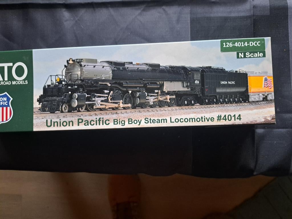 Nieuwe Kato Big Boy DCC Locomotief #4014 N-schaal, Hobby en Vrije tijd, Modeltreinen | N-Spoor, Overige merken, Nieuw, Ophalen of Verzenden