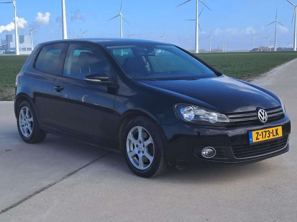 Volkswagen Golf DSG 1.4 TSI 160pk 2009 Zwart APK NIEUW, 4 cilinders, Zwart, Stationwagon, Particulier