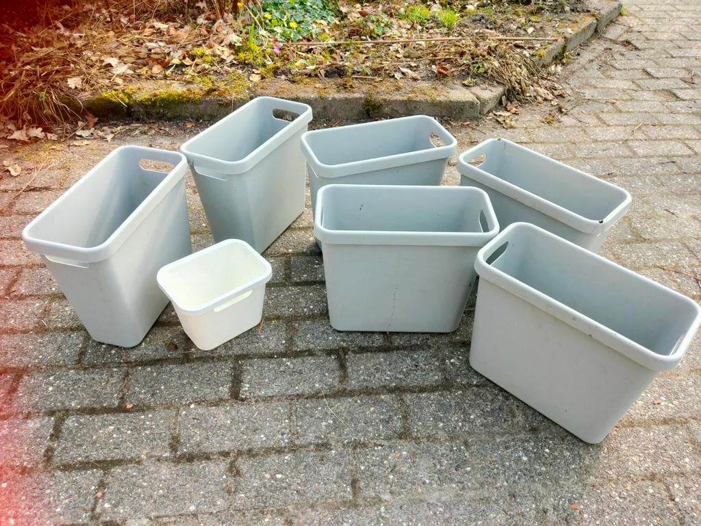 Ikea afvalscheidingsbakjes, Ophalen, Kunststof, Gebruikt, Minder dan 50 cm