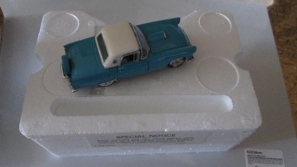 Ford Thunderbird Franklin Mint 1:43, Ophalen of Verzenden, Nieuw, Auto, Overige merken