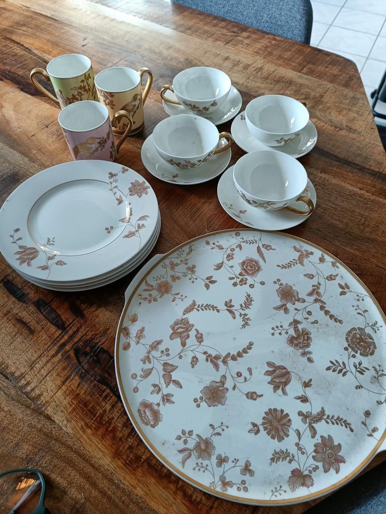 Villeroy & Boch Golden Garden Servies - 12-delig, Ophalen of Verzenden