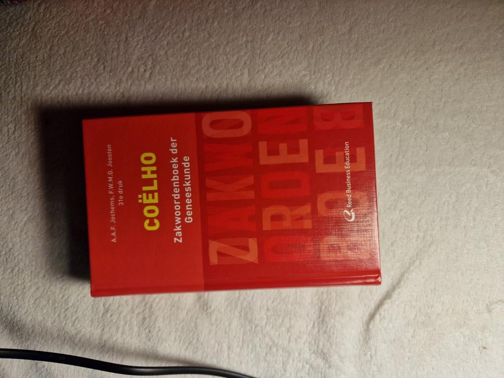 Coëlho Zakwoordenboek der Geneeskunde 31e druk, Boeken, Studieboeken en Cursussen, Ophalen of Verzenden, Beta, WO