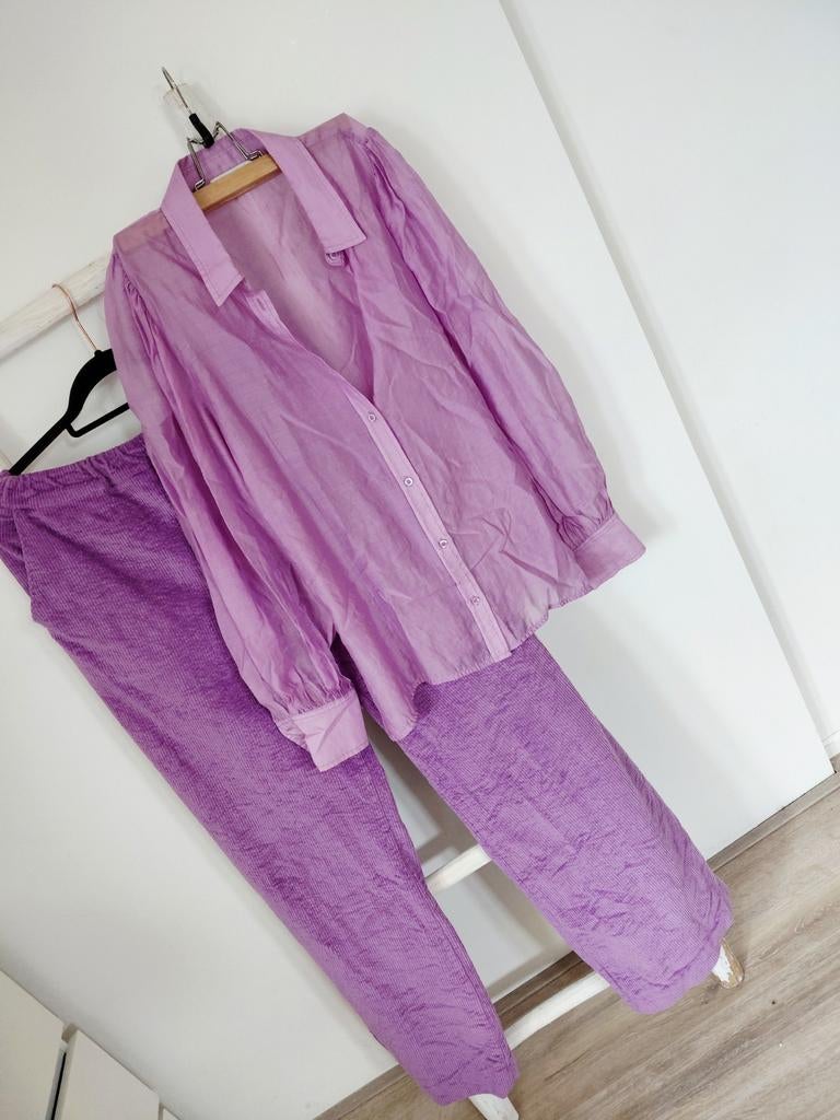 Prachtige 2delig Circle of trust pantalon & Modstrom blouse, Kleding | Dames, Blouses en Tunieken, Verzenden, Zo goed als nieuw