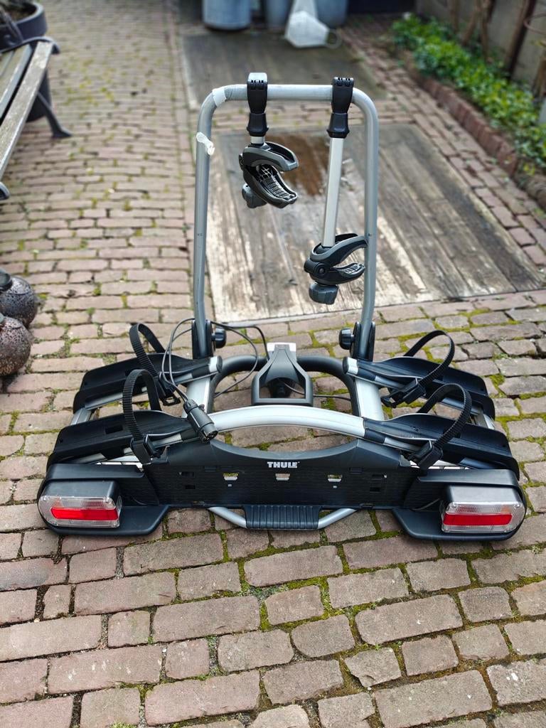 Thule EuroWay G2 921 fietsendrager voor 2 fietsen, Auto diversen, Ophalen, Elektrische fiets, Zo goed als nieuw, 2 fietsen