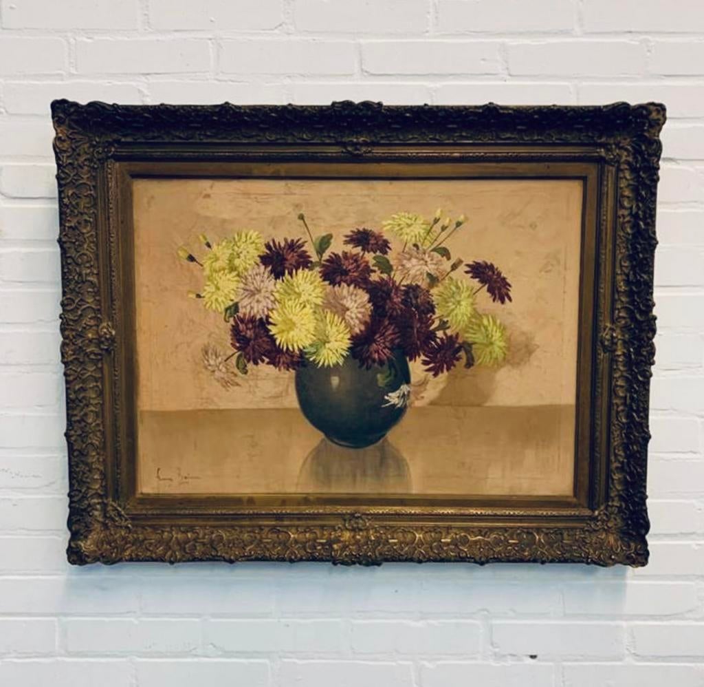 Schilderij stilleven olieverf op doek Schilder Frans Bohman, Antiek en Kunst, Kunst | Schilderijen | Klassiek, Ophalen of Verzenden