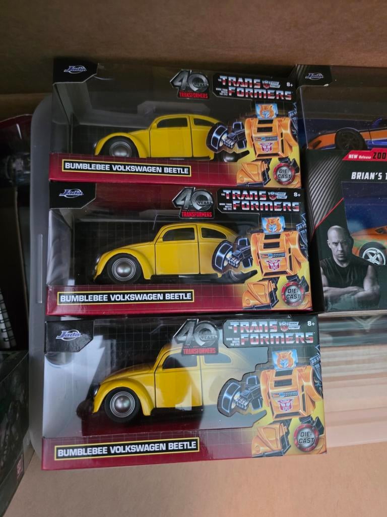 Transformers Bumblebee Volkswagen Kever Die-Cast Model, Verzamelen, Speelgoed, Nieuw, Ophalen of Verzenden