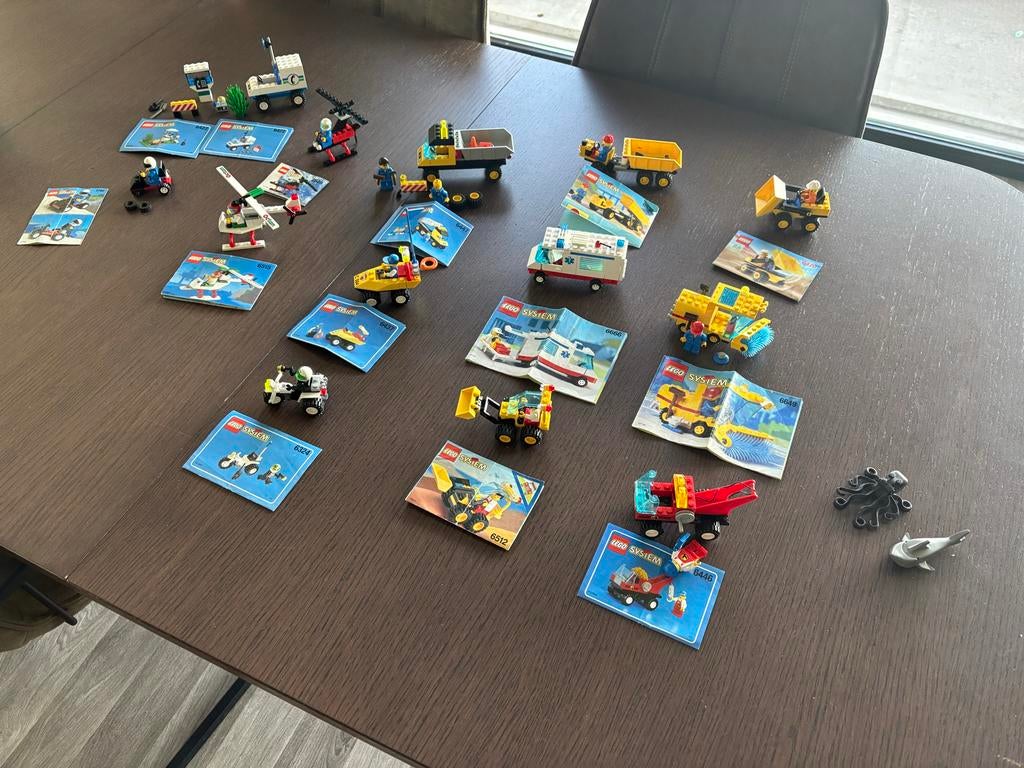 Diverse vintage Lego sets met instructieboekjes, Ophalen of Verzenden, Gebruikt, Complete set, Lego