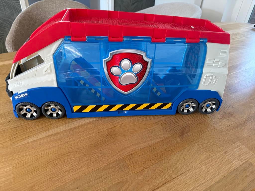 Paw Patrol Transformer Bus met Ryder Actiefiguur, Ophalen of Verzenden, Zo goed als nieuw, Jongen of Meisje