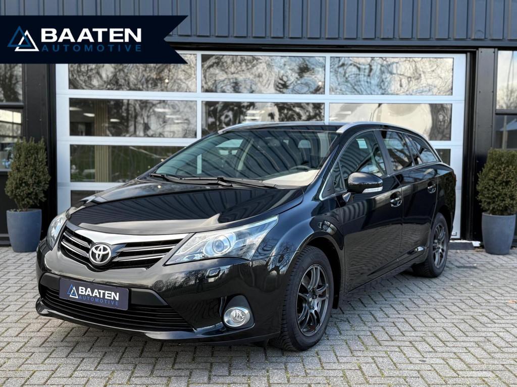 Toyota Avensis Wagon 1.8 VVTi Business|2e eig.|Camera|BT|Cru, Auto's, Avensis, 4 cilinders, Zwart, Handgeschakeld