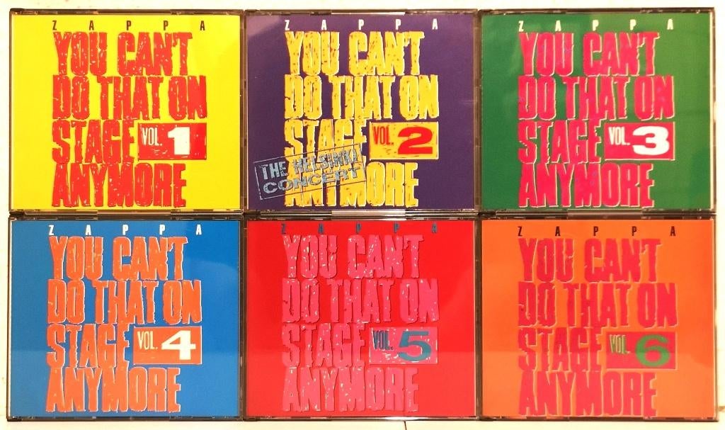 ZAPPA - You Can't Do That On Stage Anymore (6x Fatbox), Verzenden, Gebruikt