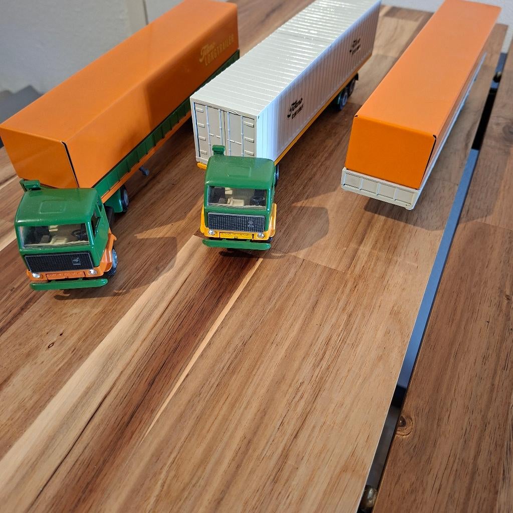 VOLVO S F 89 & EVT HUIF,CONTAINER & HOUTTRAILER 1 AS +LADING, Verzenden, Zo goed als nieuw, Bus of Vrachtwagen, Tekno