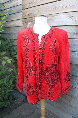 Jasje rood Indigo Moon mt 42 Vintage Vaste prijs, Kleding | Dames, Indigo Moon, Verzenden, Maat 42/44 (L), Zo goed als nieuw