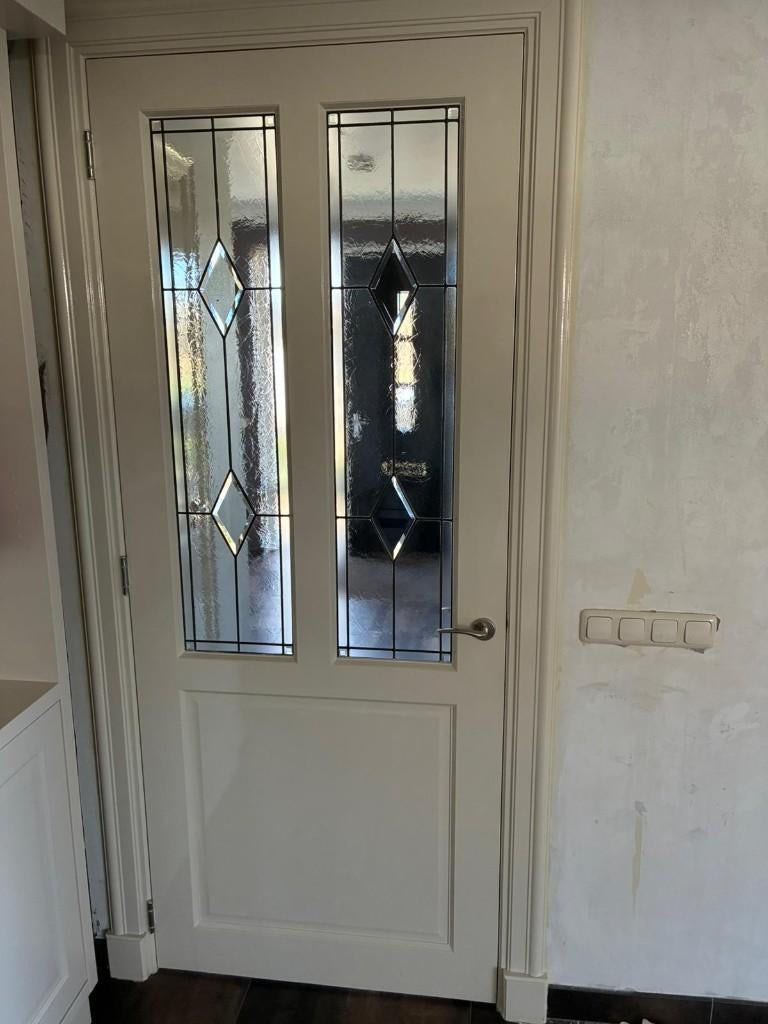 Te koop: mooie hardhouten binnendeuren met beslag, Ophalen, 80 tot 100 cm, 215 cm of meer, Binnendeur