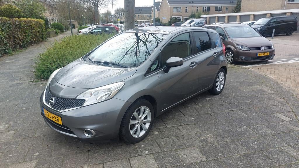 Nissan Note 1.2 Dig-s 72KW/98PK 2014 Grijs, Auto's, Voorwielaandrijving, Stof, Zwart, 1198 cc