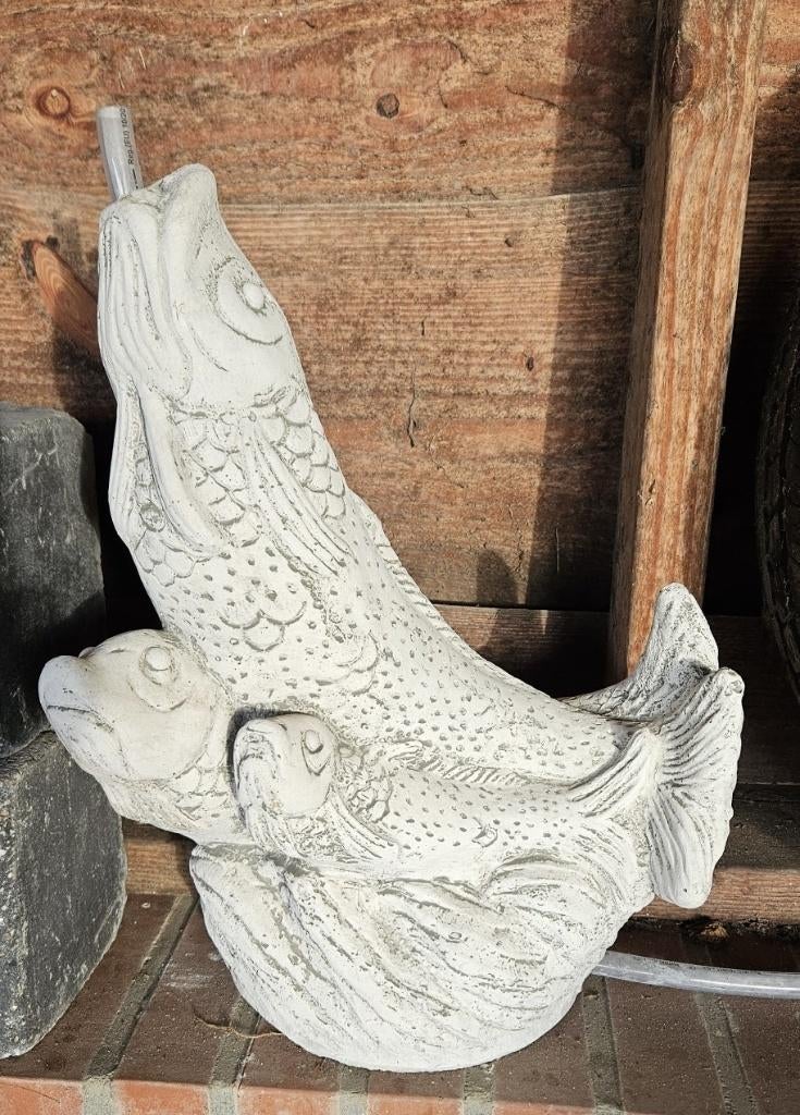 KOI 3 STUKS/ BETON / FONTEIN, Tuin en Terras, Ophalen, Fontein, Nieuw, Peize