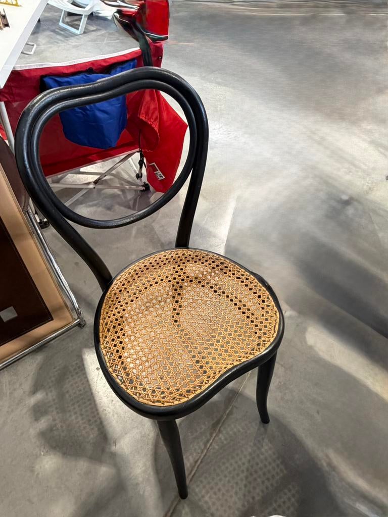 Set van 3 Thonet No. 28 heart chair met webbing, Ophalen of Verzenden