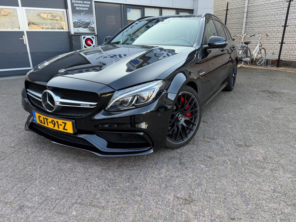 Mercedes-benz C-KLASSE AMG 63 S V8 Bi-Turbo 510 pk. Pano, He, Gebruikt, Zwart, C-Klasse, 3982 cc