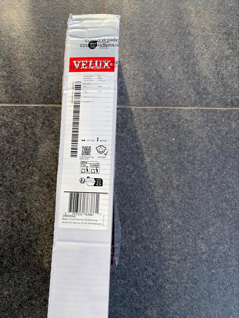 Velux  DKL 3009SWL verduisterend rolgordijn antraciet, Ophalen, Minder dan 80 cm, Overige typen, Minder dan 200 cm