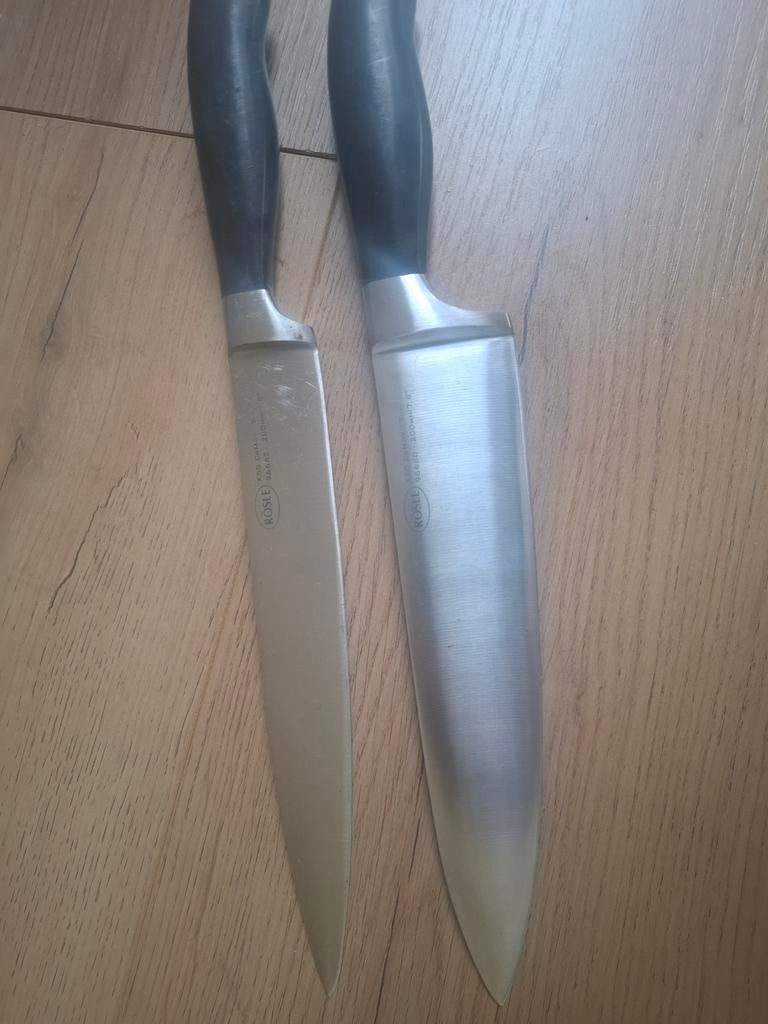 Rosle messen, Ophalen of Verzenden, Rvs of Chroom