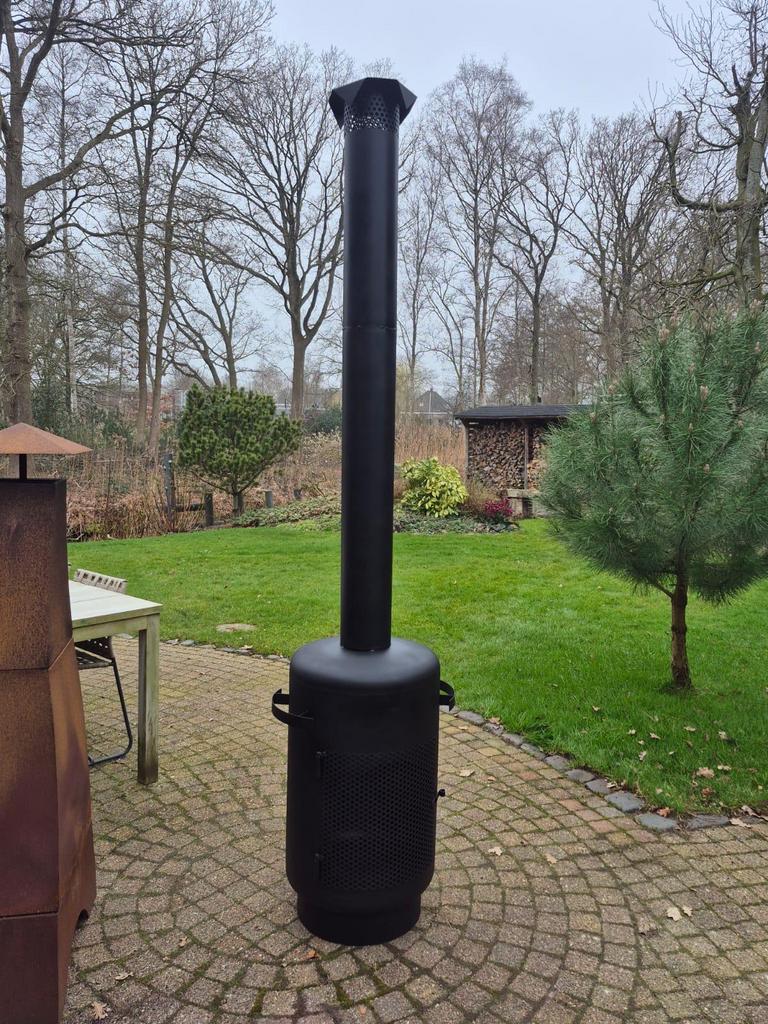 Rvs tuinkachels tuinkachel houtkachel buitenkachel, Ophalen of Verzenden, Nieuw