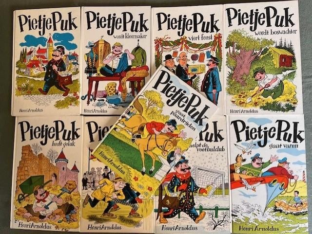 10x Pietje Puk - H Arnoldus, Verzenden, Gelezen, Fictie algemeen