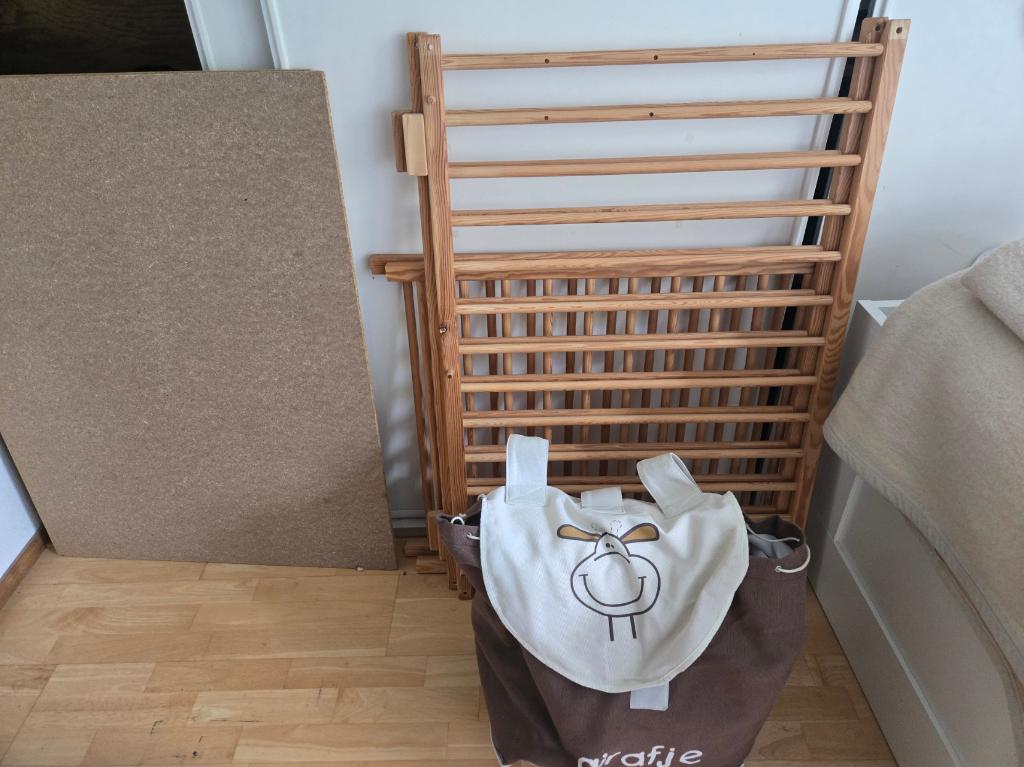 Houten box met toebehoren, Kinderen en Baby's, Boxen, Ophalen, Gebruikt, Boxkleed