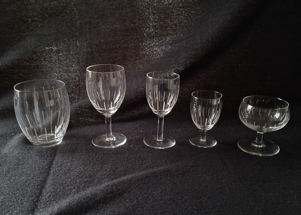 Diverse kristallen glazen.  Onbeschadigd, Ophalen, Zo goed als nieuw, Overige typen