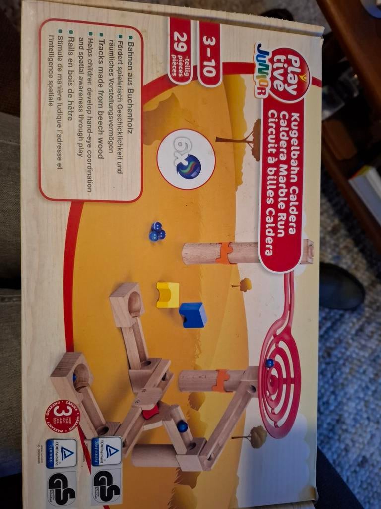 Playtive Junior Knikkerbaan Caldera - Zo goed als nieuw, Ophalen of Verzenden, Zo goed als nieuw, Bouwen