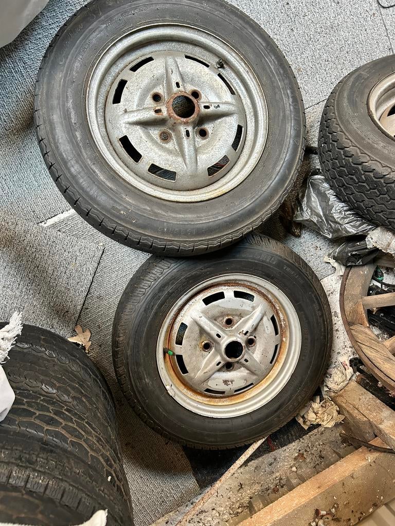 kever cabrio 1303 stervelgen 4,5x15 inch 2 stuks, Ophalen of Verzenden, Vw, Regre, Hetrh