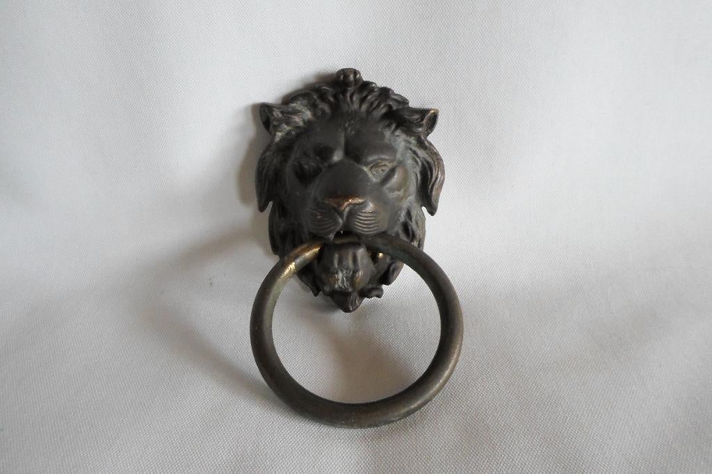 Deur Klopper Leeuw Brons, Ophalen of Verzenden, Brons