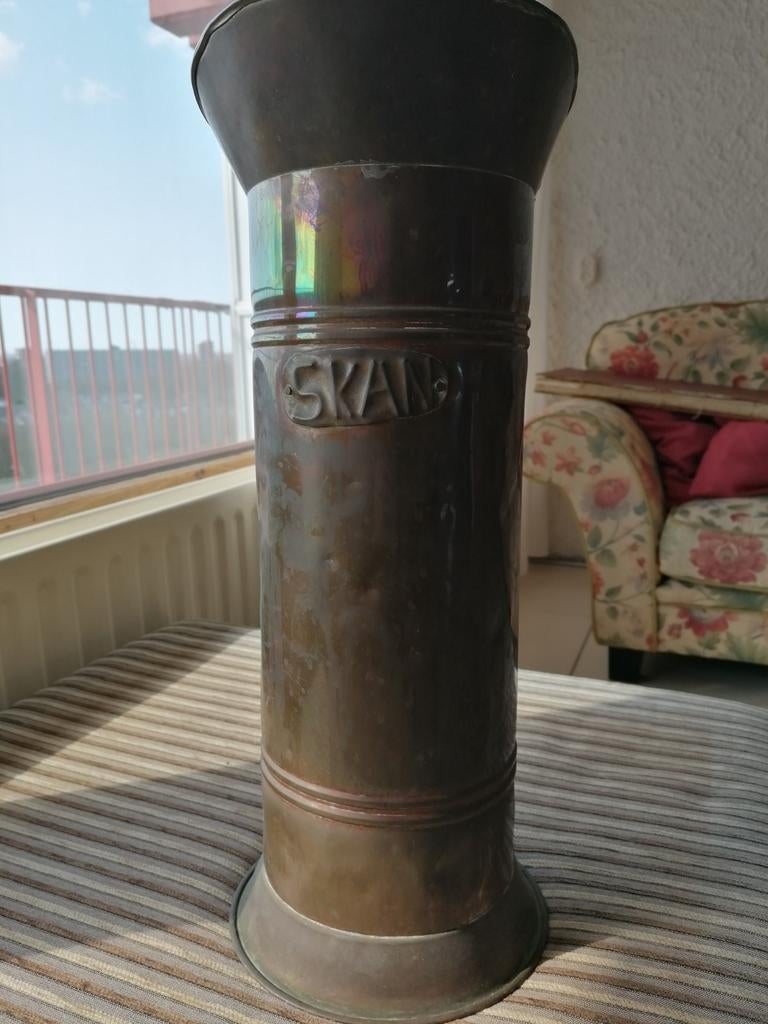 Oude paraplu bak, Ophalen, Hout