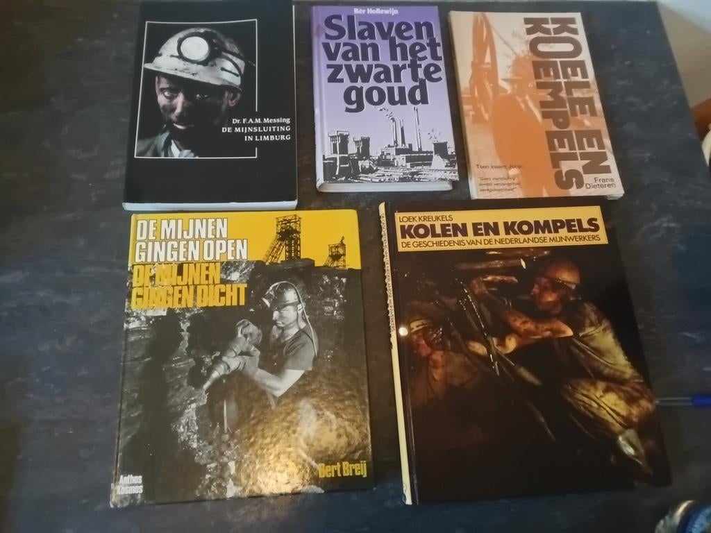 5 X  LIMBURGSE STEENKOOLMIJNEN STAATSMIJNEN IN LIMBURG, Ophalen of Verzenden