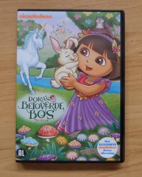 2 Dora dvd's: Dora's betoverde bos en Dora's kerstfeest, Cd's en Dvd's, Avontuur, Alle leeftijden, Ophalen of Verzenden, Zo goed als nieuw