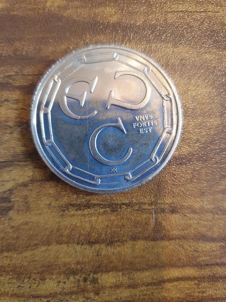 1 ECU 1988 - Karel de Grote, Postzegels en Munten, Ophalen of Verzenden, Overige materialen, Nederland