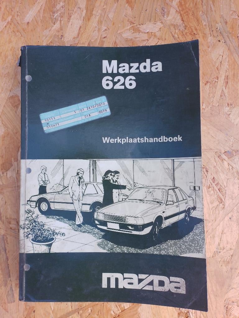 Zeer dik Mazda 626 + Coupé 1982-87 dealer werkplaatshandboek, Ophalen of Verzenden, Gelezen, Mazda