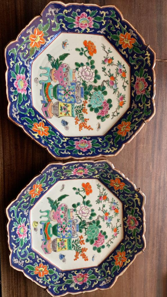 Chinese sierborden, Ophalen